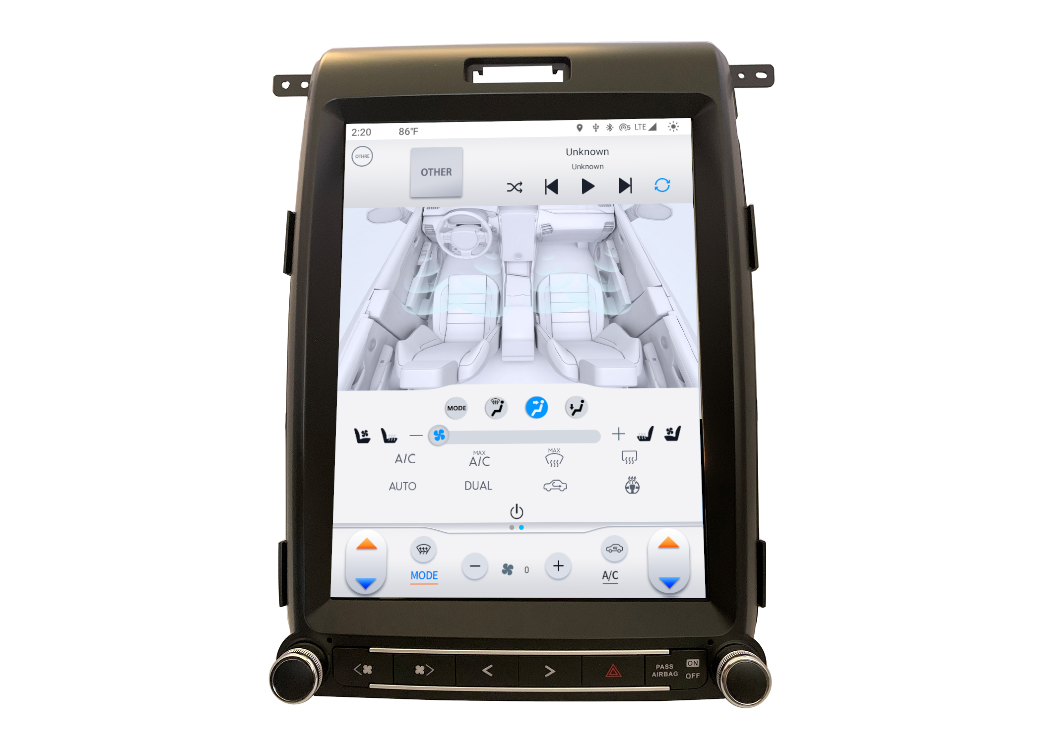 LINKSWELL GEN VI T-Style Ford F-150 2013-2014 Android 11.0 w/HDMI Out, HDMI In w/adaptor12.1" Radio/Tablet