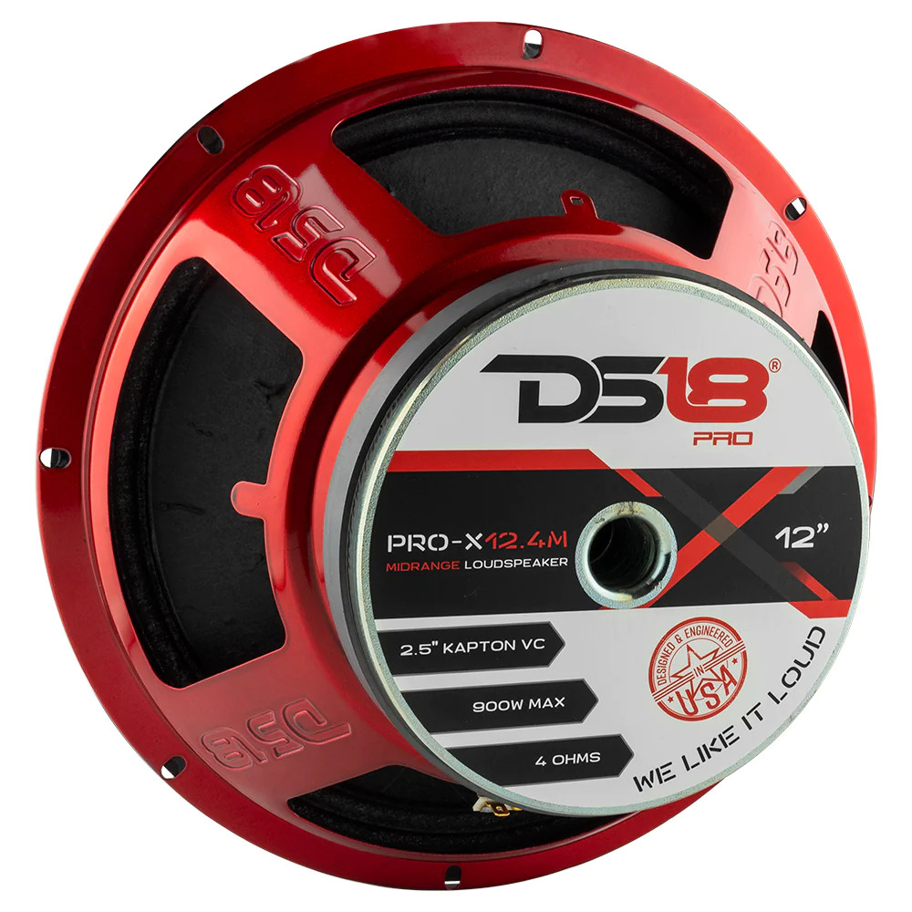 DS18 PRO X 12" 4 OHM 450W RMS 900 PEAK MIDRANGE SPEAKER