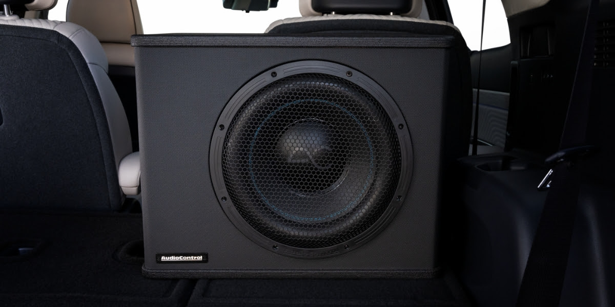 AUDIOCONTROL Space series 12" sealed wedge enclosure AUDIOCONTROL Space series 12" sealed wedge enclosure