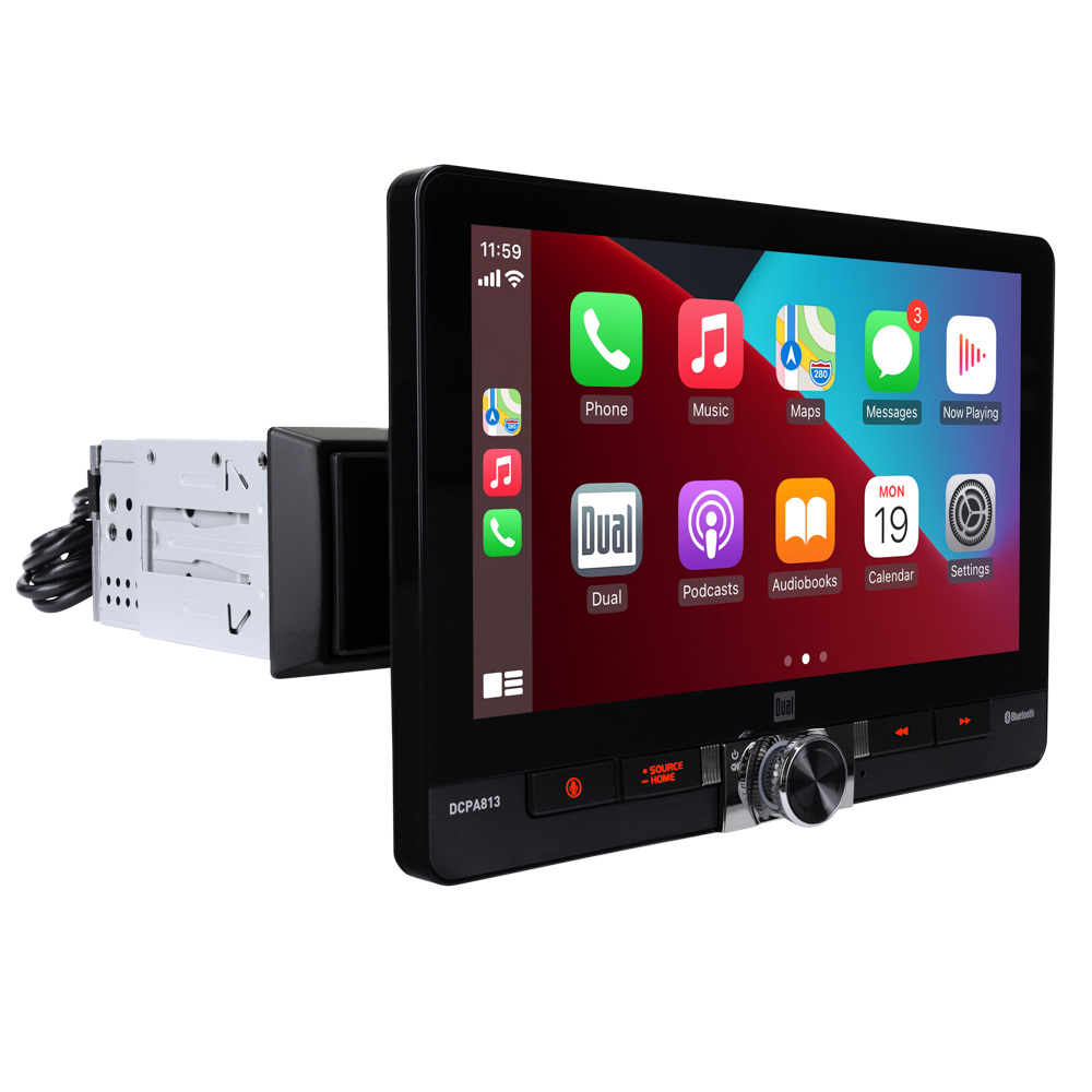 DUAL 10.1" FLOATING SCREEN APPLE CARPLAY & ANDROID AUTO RECEIVER