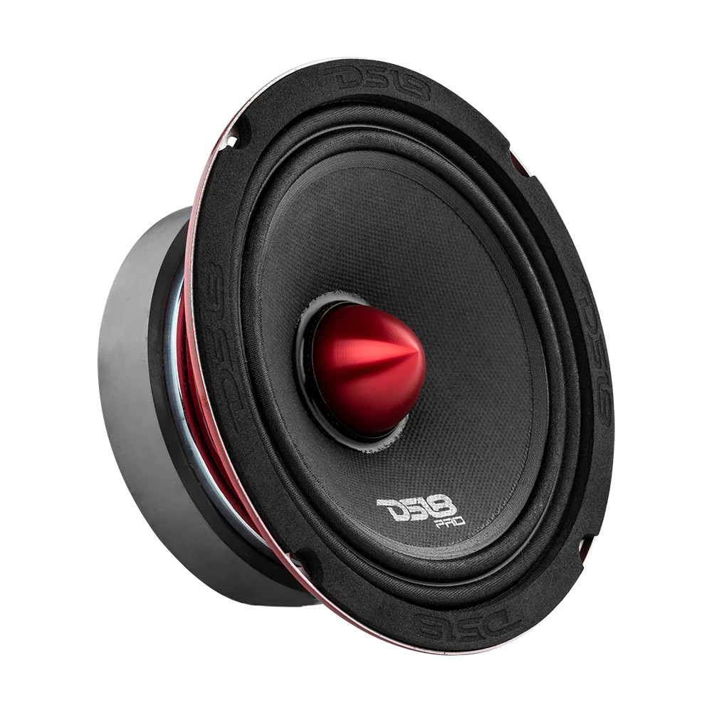DS18 6.5" PRO AUDIO COMPONENT SYSTEM - 2 PRO-X6.4BM + 1 PAIR PRO-TW220 BULLET TWEETERS