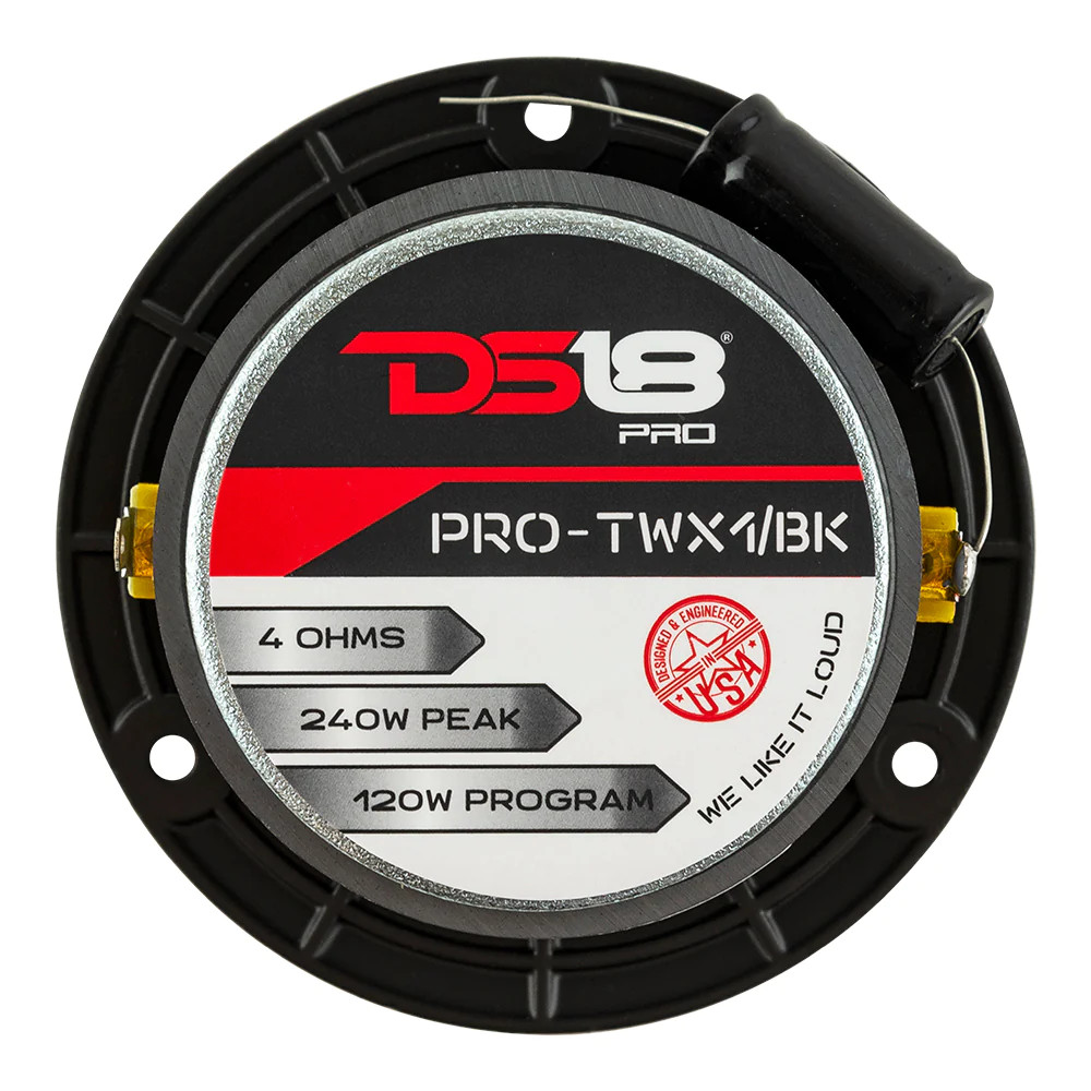 DS18 6.5" PRO AUDIO COMPONENT SYSTEM - 2 PRO-X6.4BM + 1 PAIR PRO-TW220 BULLET TWEETERS