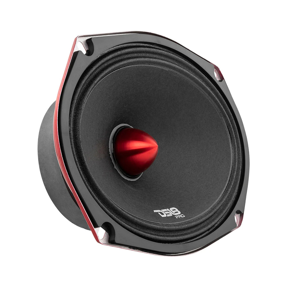 DS18 PRO 6X9" MIDRANGE LOUDSPEAKER WITH BULLET 700W 4 OHM WITH METAL GRILL
