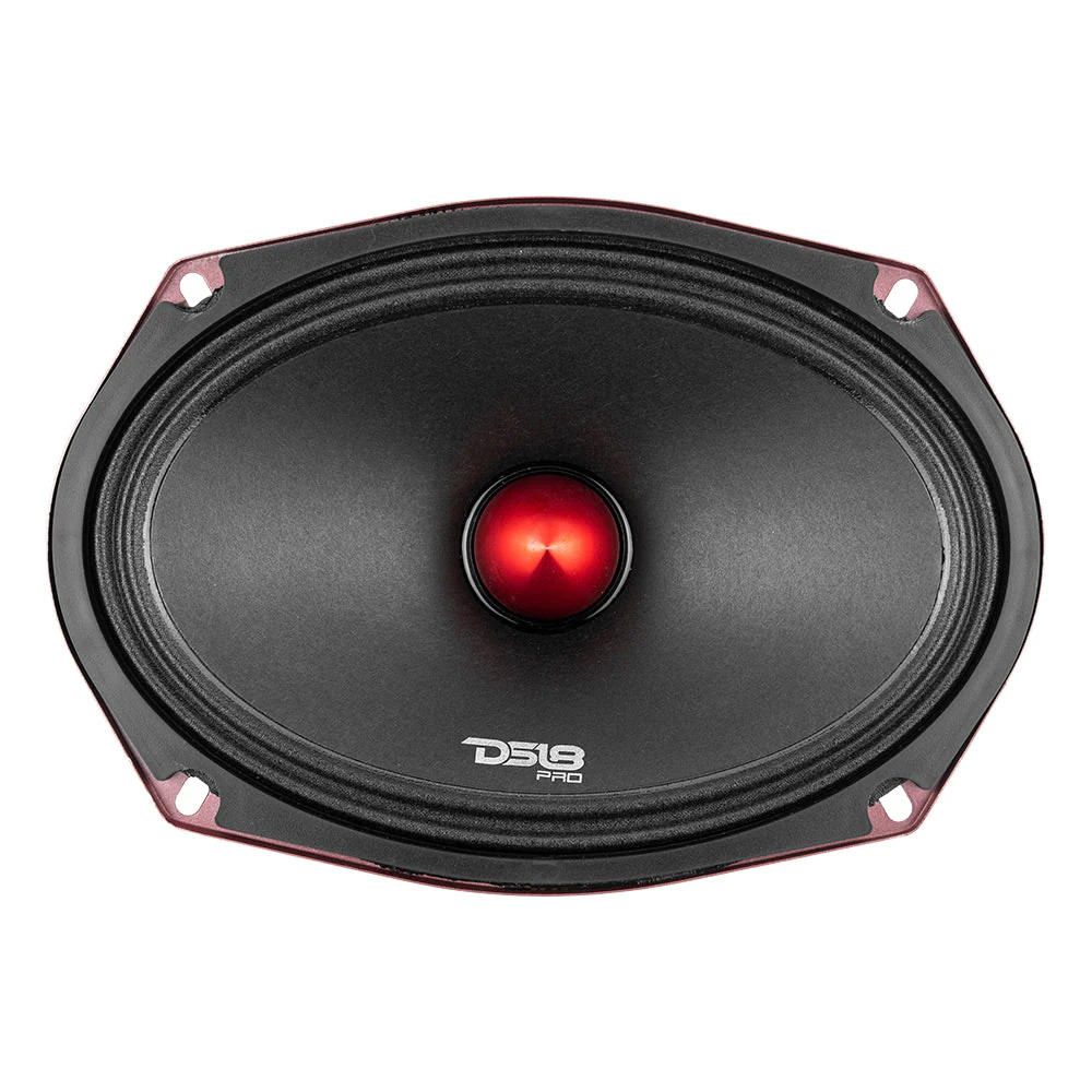 DS18 PRO 6X9" MIDRANGE LOUDSPEAKER WITH BULLET 700W 8 OHM WITH GRILL