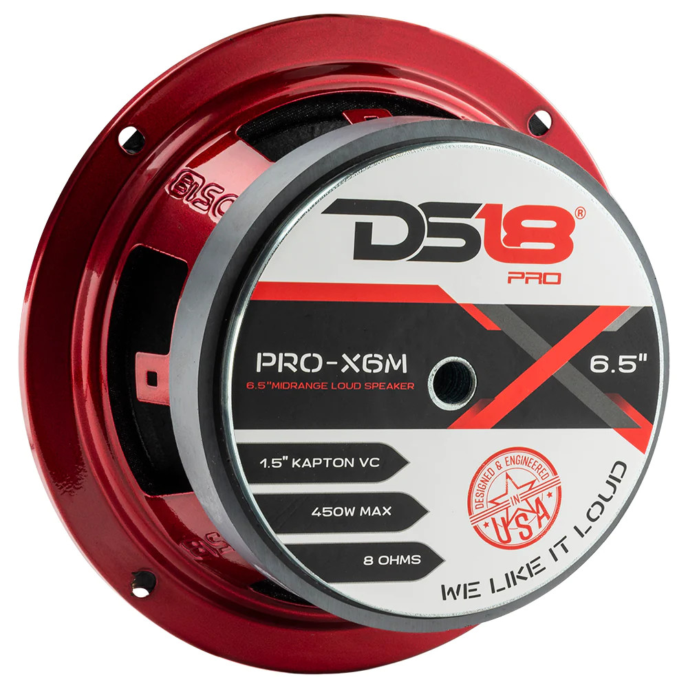 DS18 PRO 6" MIDRANGE 8 OHM 500W SPEAKER