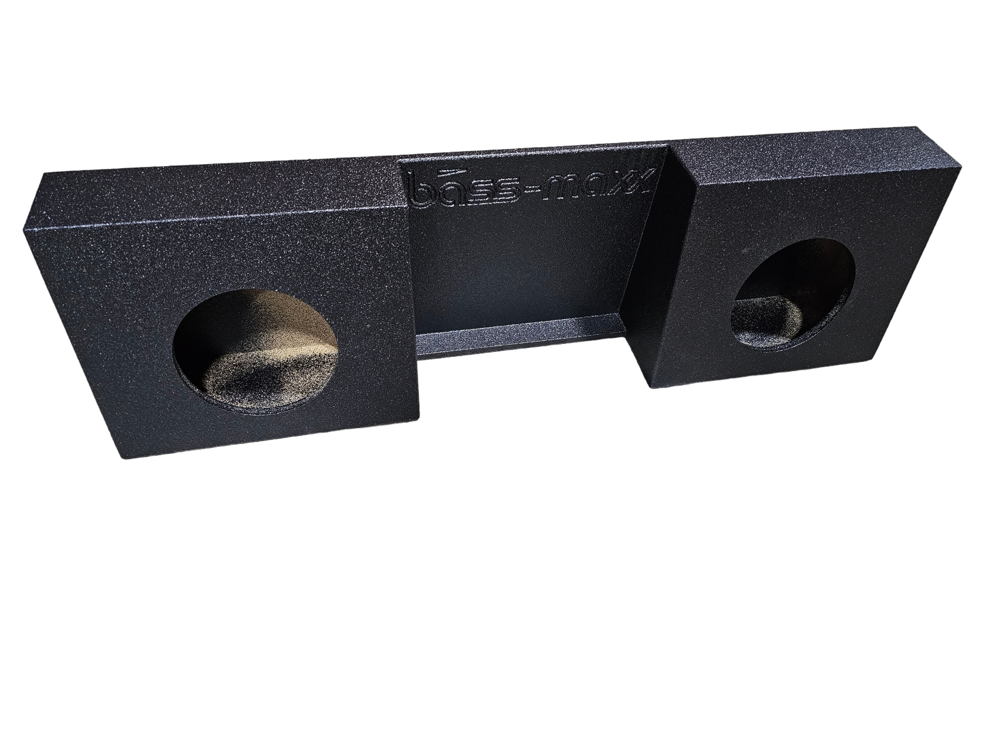 BASSMAXX DUAL 10" STANDARD CAB POLY COATED SEALED ENCLOSURE