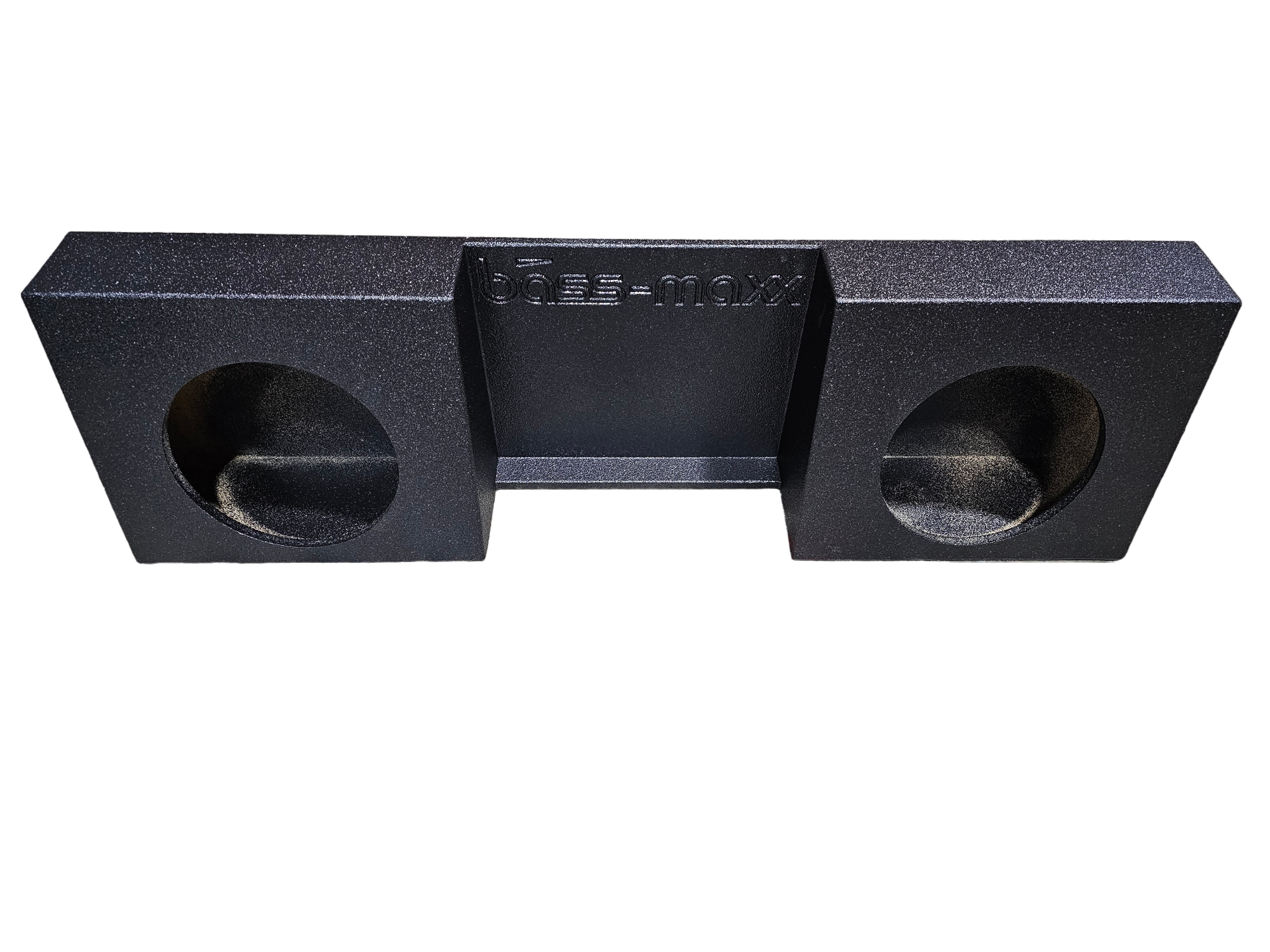 BASSMAXX DUAL 12" STANDARD CAB POLY COATED SEALED ENCLOSURE