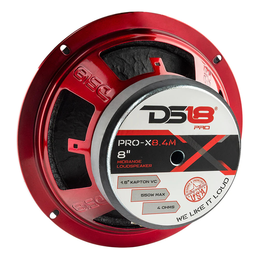 DS18 PRO 8" 4 OHM MIDRANGE LOUDSPEAKER 550 WATTS