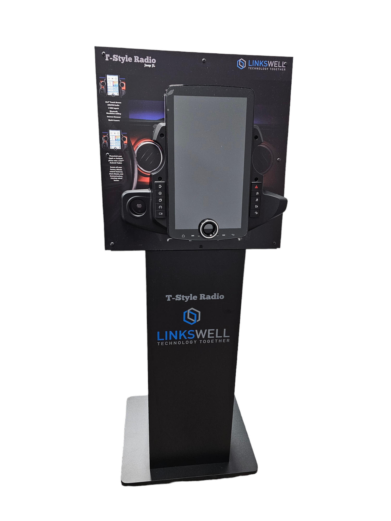 LINKSWELL FLOOR STAND JEEP 15.6" XL DISPLAY UNIT