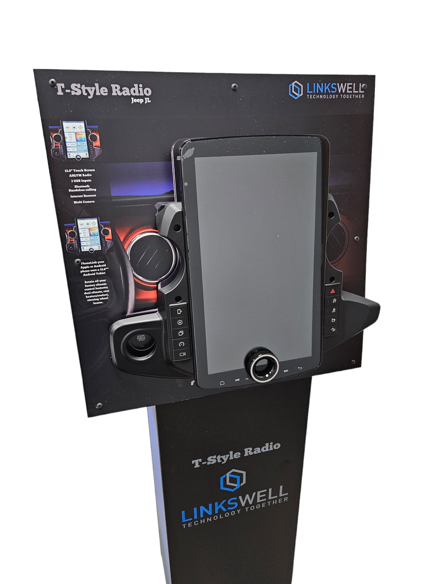 LINKSWELL FLOOR STAND JEEP 15.6" XL DISPLAY UNIT