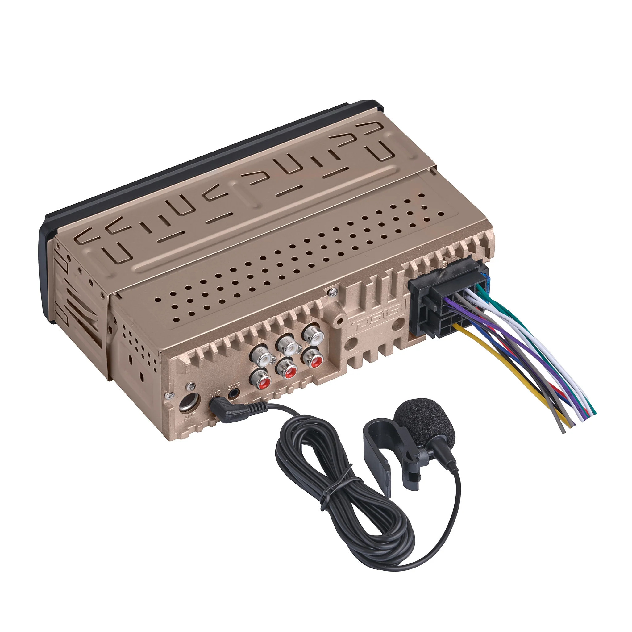 DS18 60 Watts RMS (4 x 15) Digital Media Receiver | Single Din | DSP | APP | Bluetooth Audio and Calling Head Unit | Aux Input | USB | Mechless | AM/FM Radio Receiver | 3V + 3.5V Subwoofer