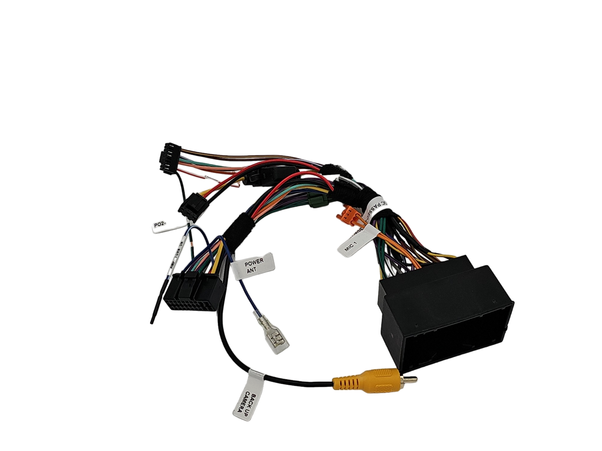 ADS MAESTRO MSR compatible radio replacement harness for select Chrysler, Dodge, and Jeep vehicles 2013 and up