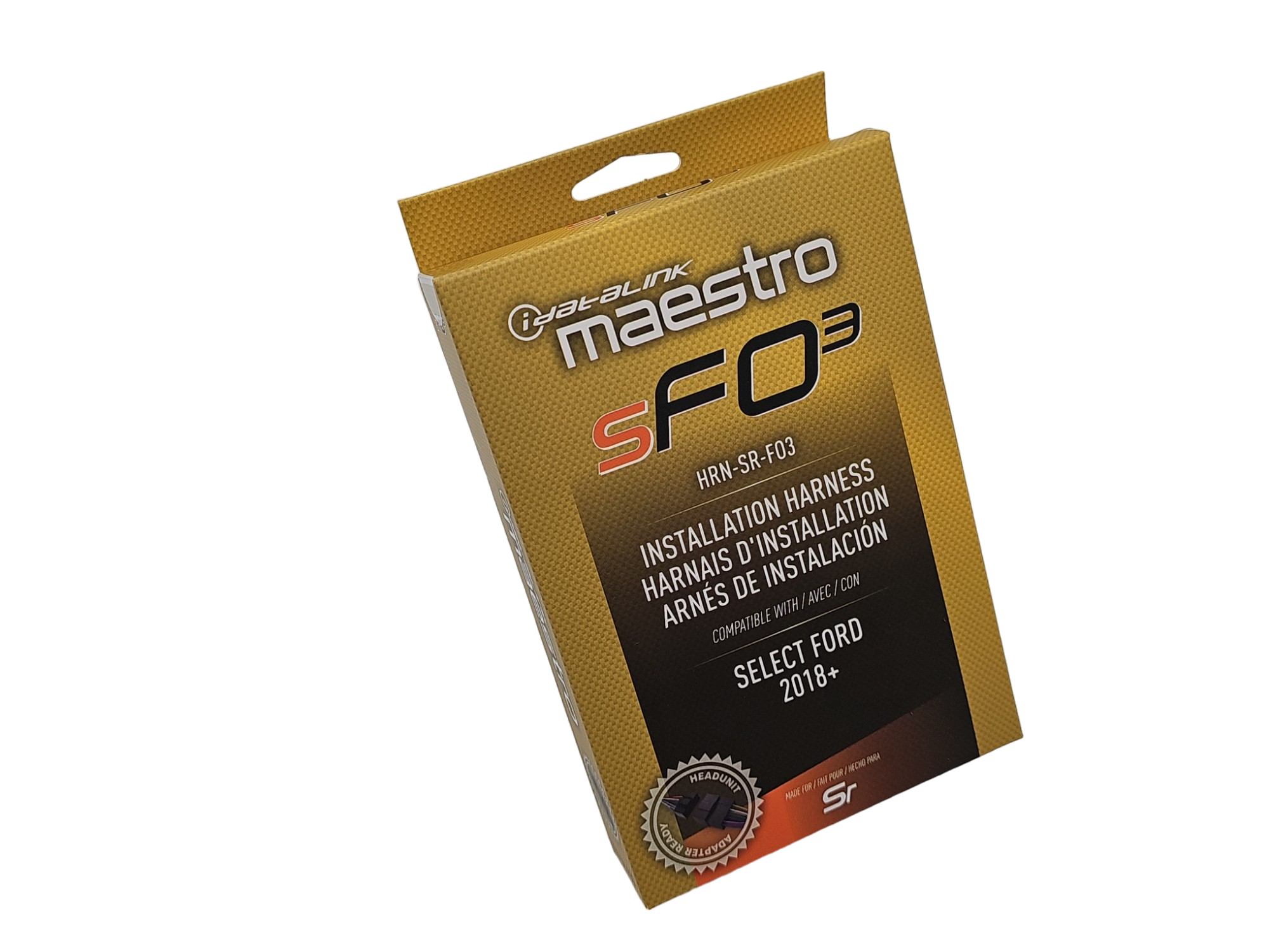 ADS MAESTRO MSR compatible radio replacement harness for select 2017 up Ford vehicles