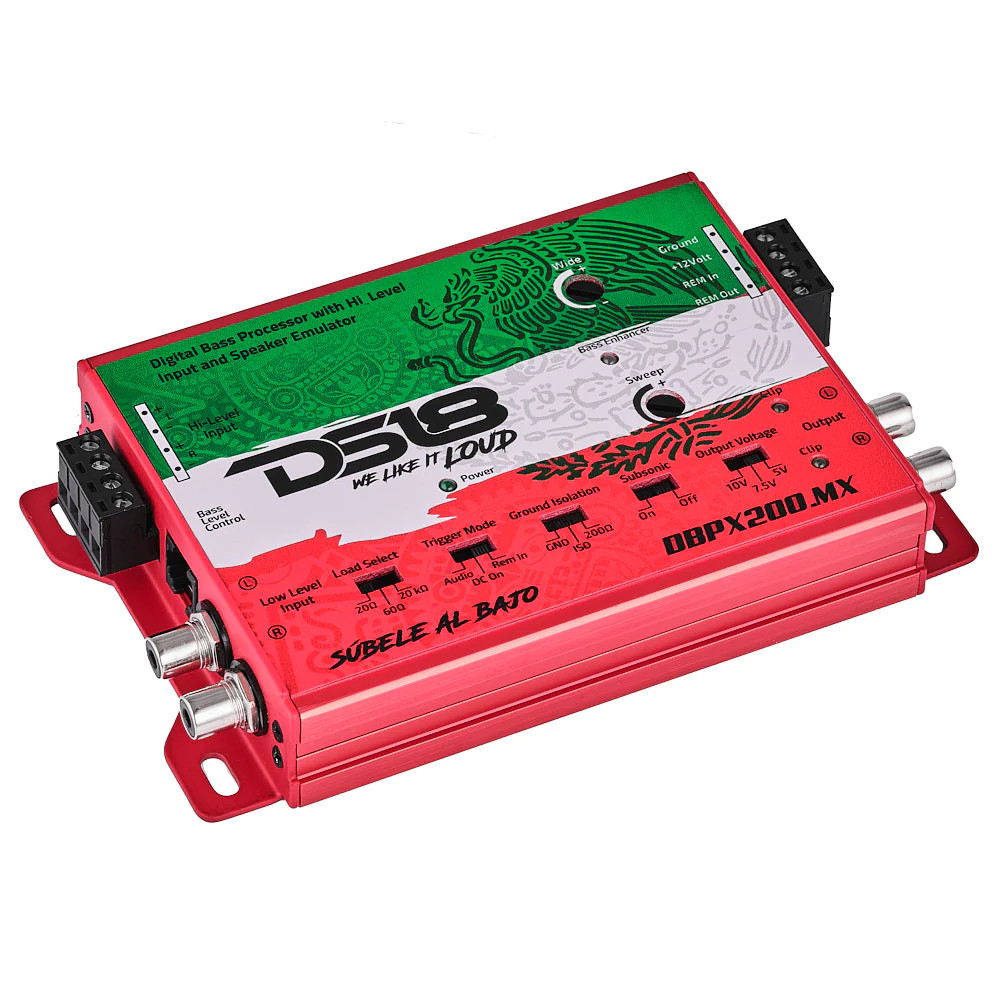 DS18 Digital Bass Processor With Hi to Low Signal Converter & Speaker Emulator - MEXICO EDITION DS18 Digital Bass Processor With Hi to Low Signal Converter & Speaker Emulator - MEXICO EDITION