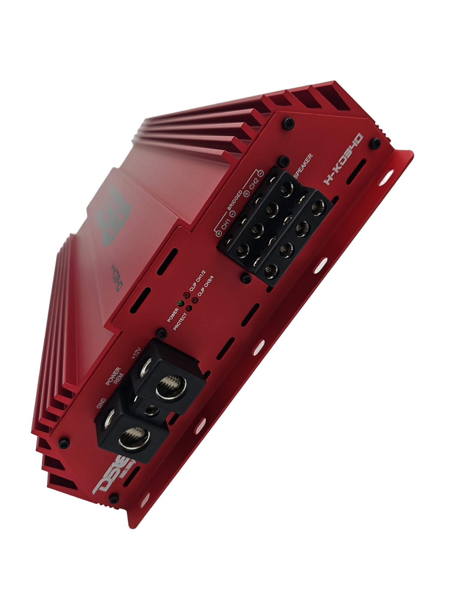 DS18 HOOLIGAN KO 4 CHANNEL AMPLIFIER WITH VOLT METER 4 X 300 WATTS RMS @ 4OHM - MADE IN KOREA