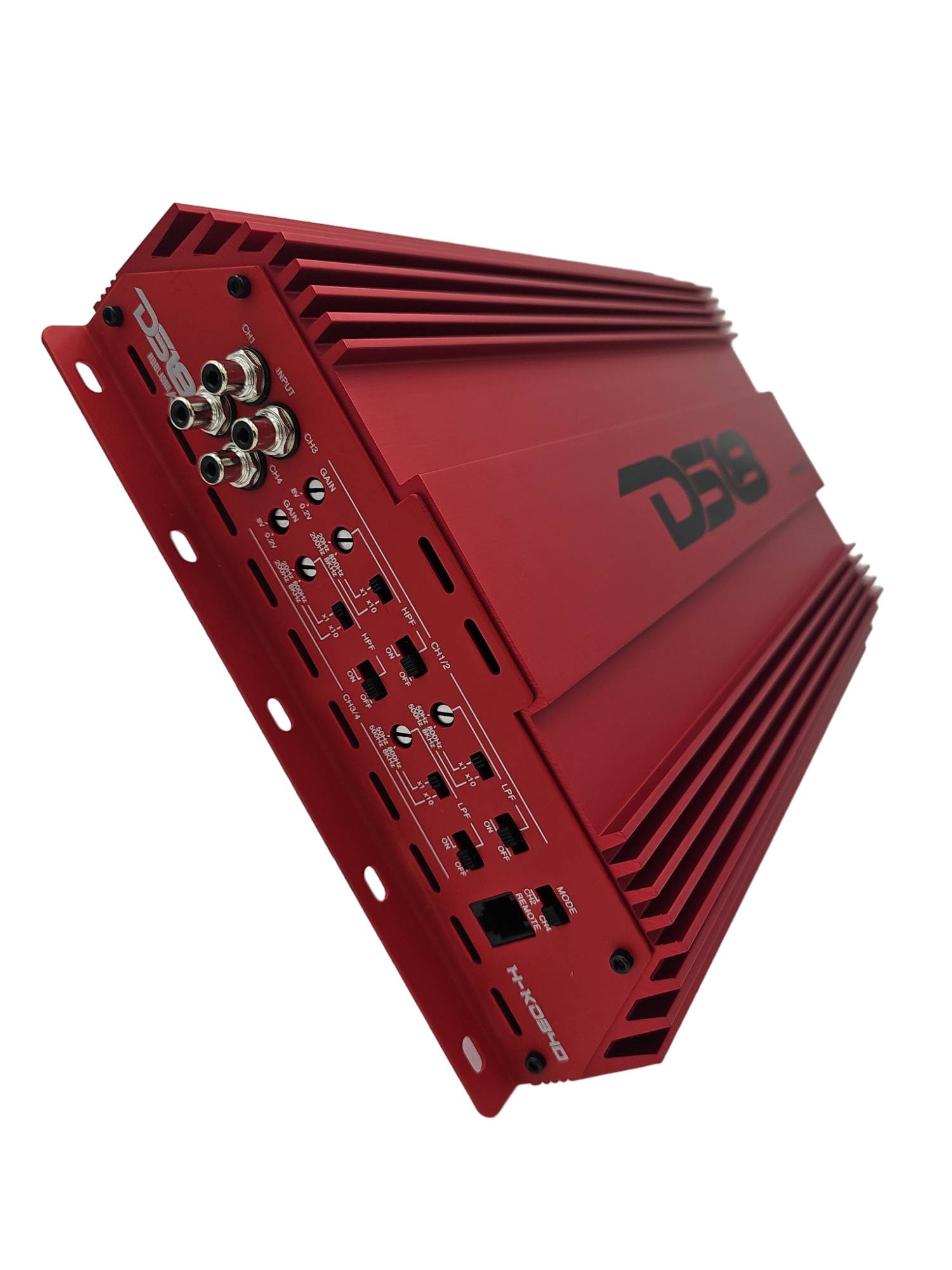 DS18 HOOLIGAN KO 4 CHANNEL AMPLIFIER WITH VOLT METER 4 X 300 WATTS RMS @ 4OHM - MADE IN KOREA