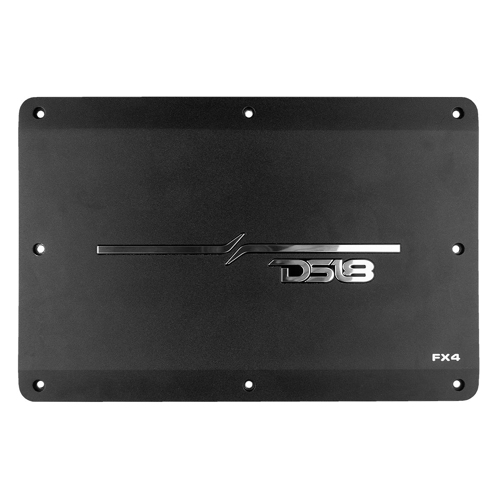 DS18 Flush Mount / Surface Mount 4 Channel Class D Amplifier With Acrylic Cover for Custom Installation 4 X 180 Watts RMS @ 4 Ohm DS18 Flush Mount / Surface Mount 4 Channel Class D Amplifier With Acrylic Cover for Custom Installation 4 X 180 Watts RMS @ 4 Ohm