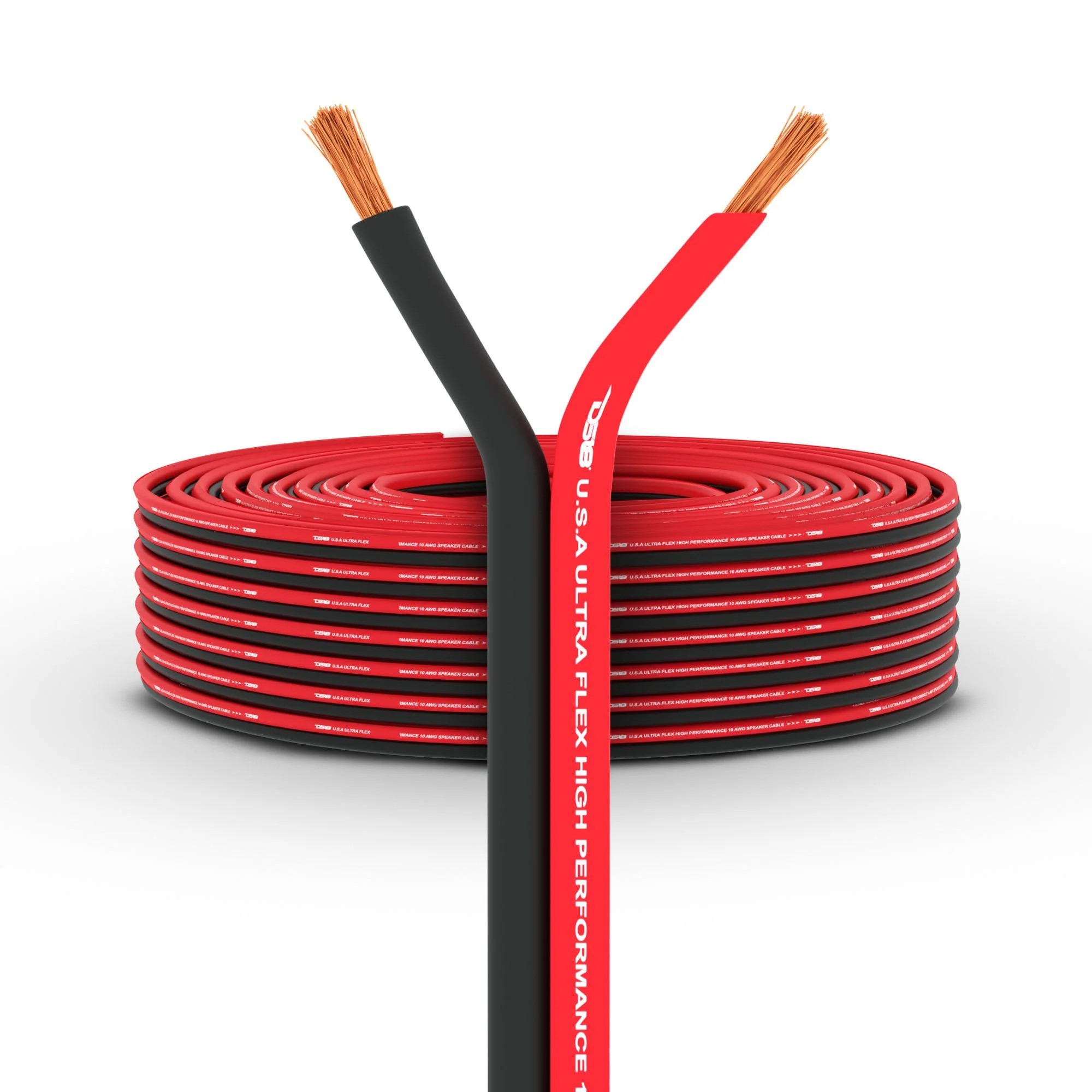 DS18 SW-16GA-100RB 16-GA Ultra Flex CCA Speaker Wire 100 Ft