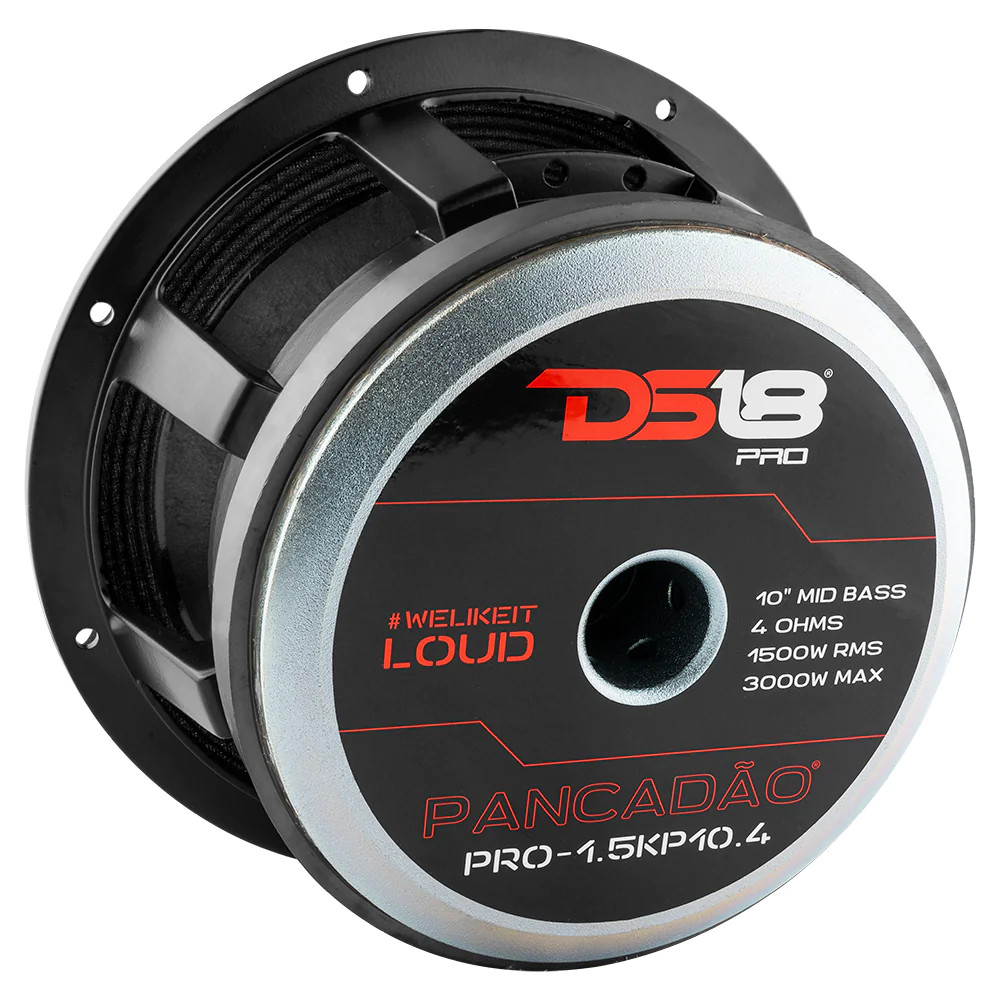 DS18 PANCADAO MID BASS LOUD SPEAKER 10' 1500W RMS 4 OHM