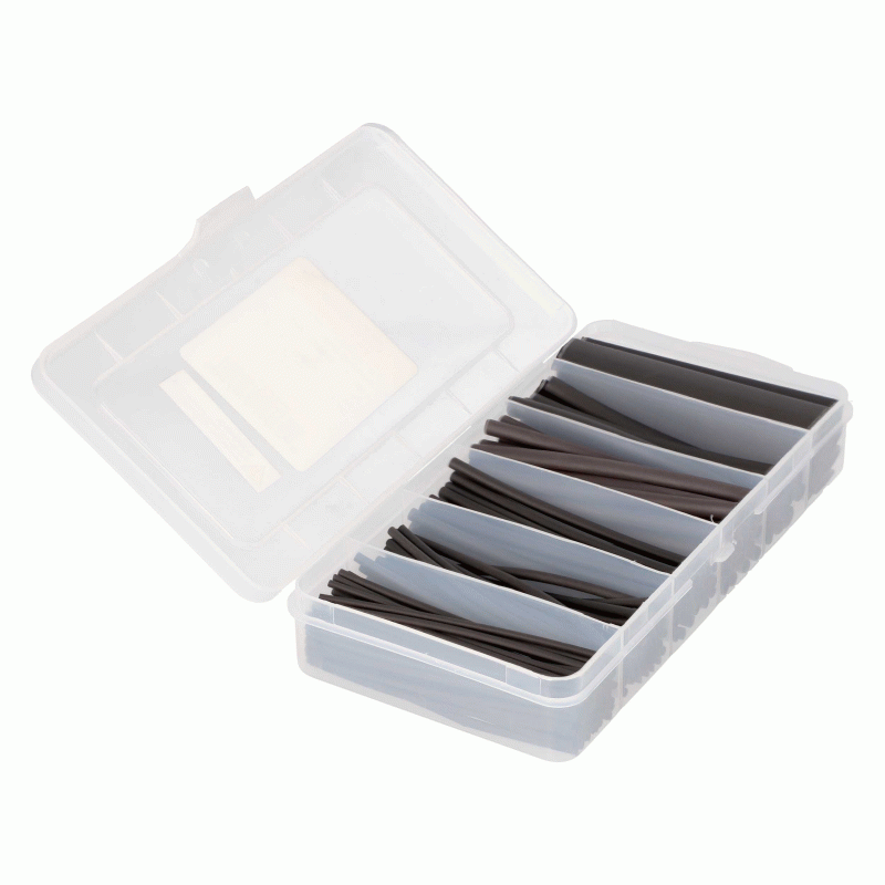 Heat Shrink Tubing Kit - 160 Pc 4 in 2:1 Assorted - Black