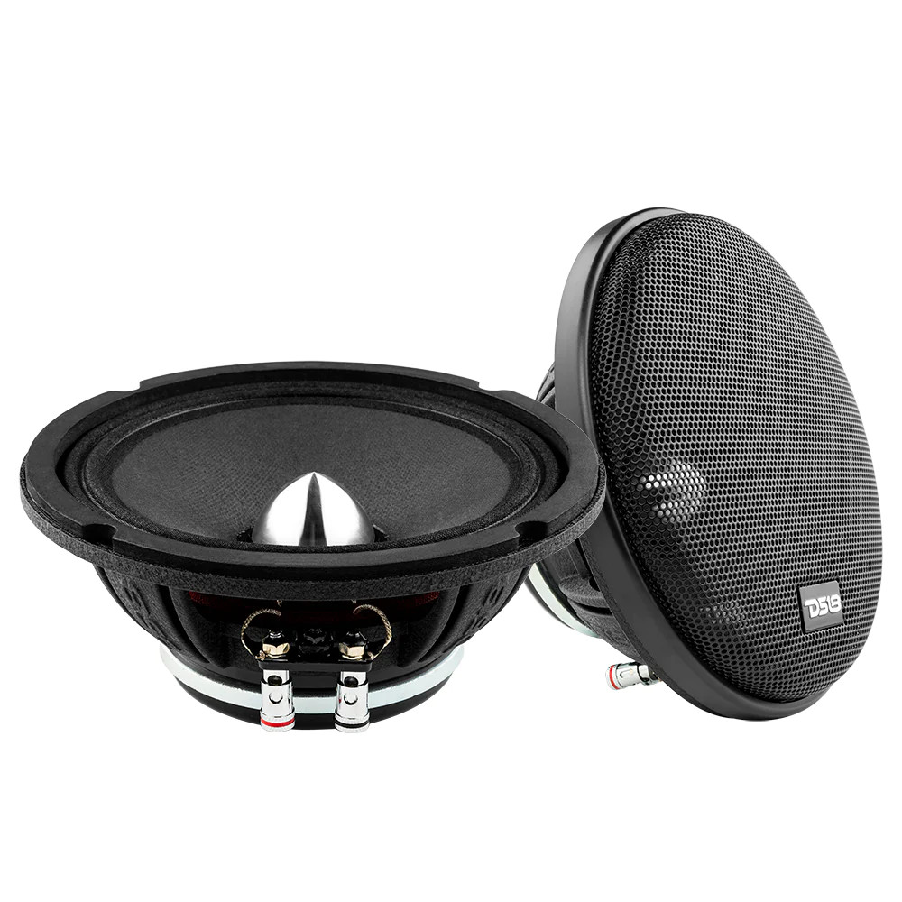 DS18 PRO-FR6NEO 6.5" Neodymium Bullet Full-Range Loudspeaker 450 Watts 4-Ohm With Grill