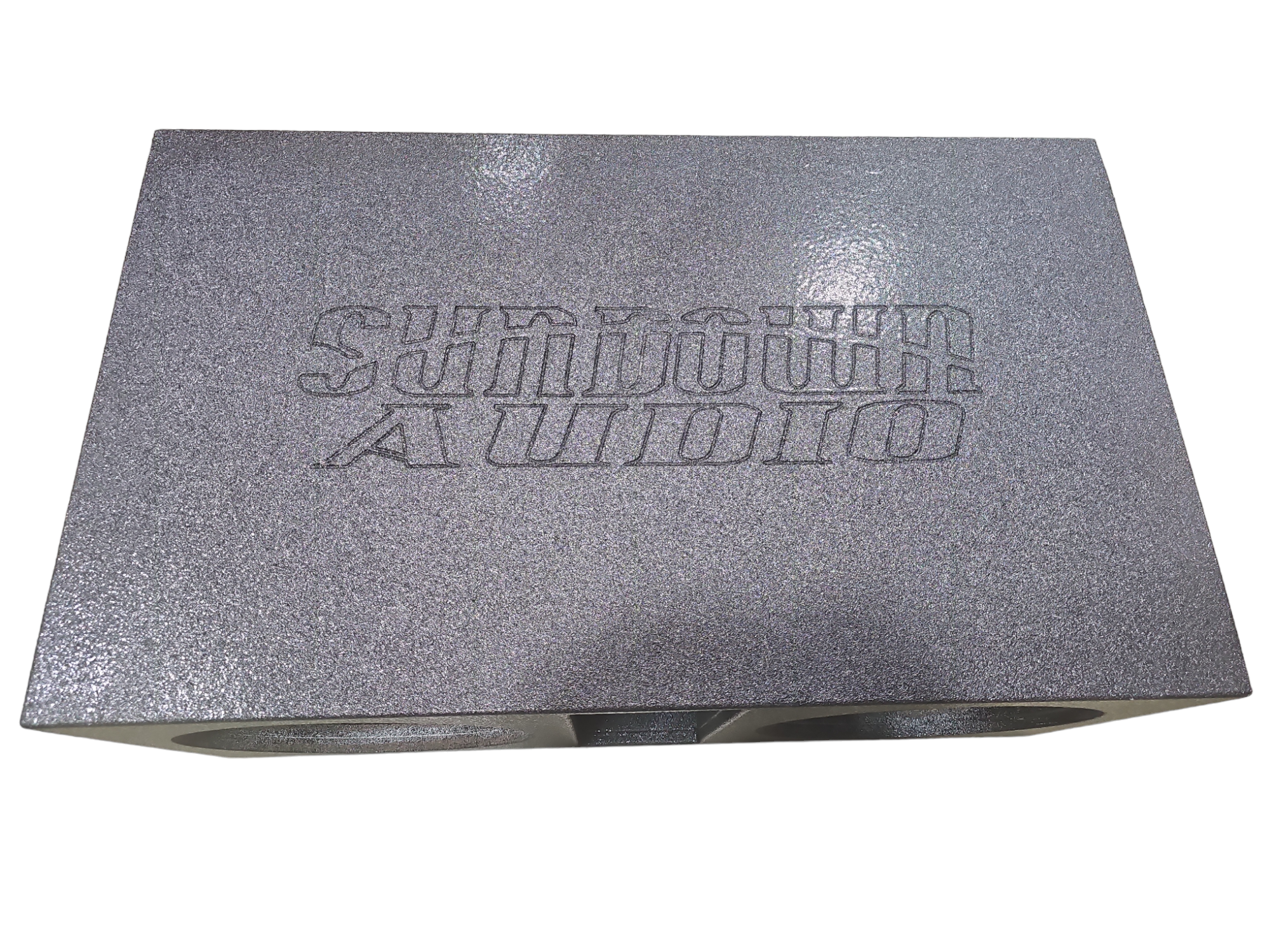 BASS-MAXX SUNDOWN AUDIO DUAL 15" JUMBO VENTED POLY COATED ENCLOSURE - FRONT FIRE