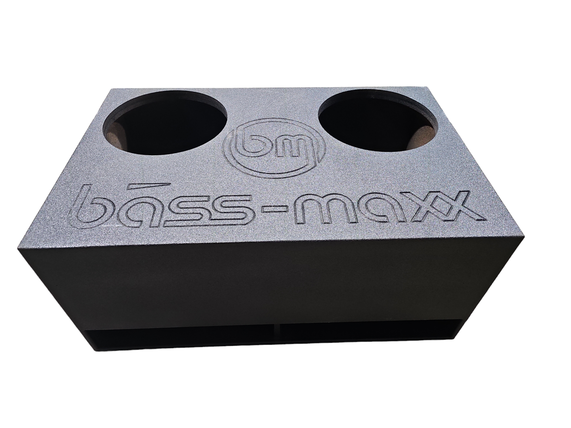 BASS-MAXX POLY COATED DUAL 18" SPL JUMBO VENT ENCLOSURE