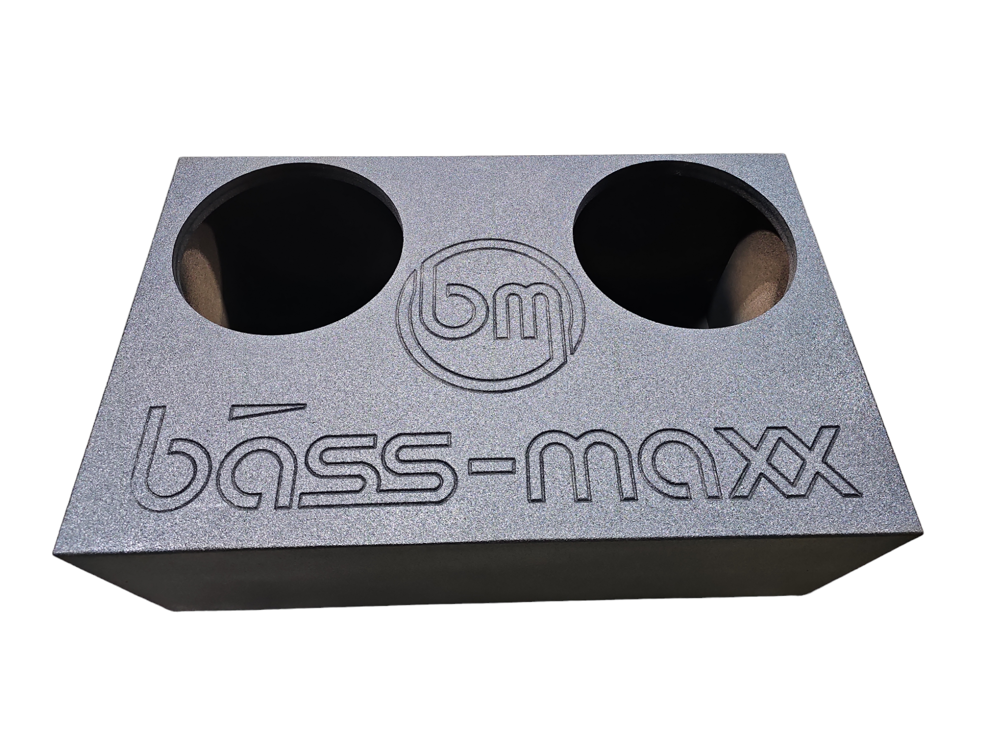 BASS-MAXX POLY COATED DUAL 18" SPL JUMBO VENT ENCLOSURE