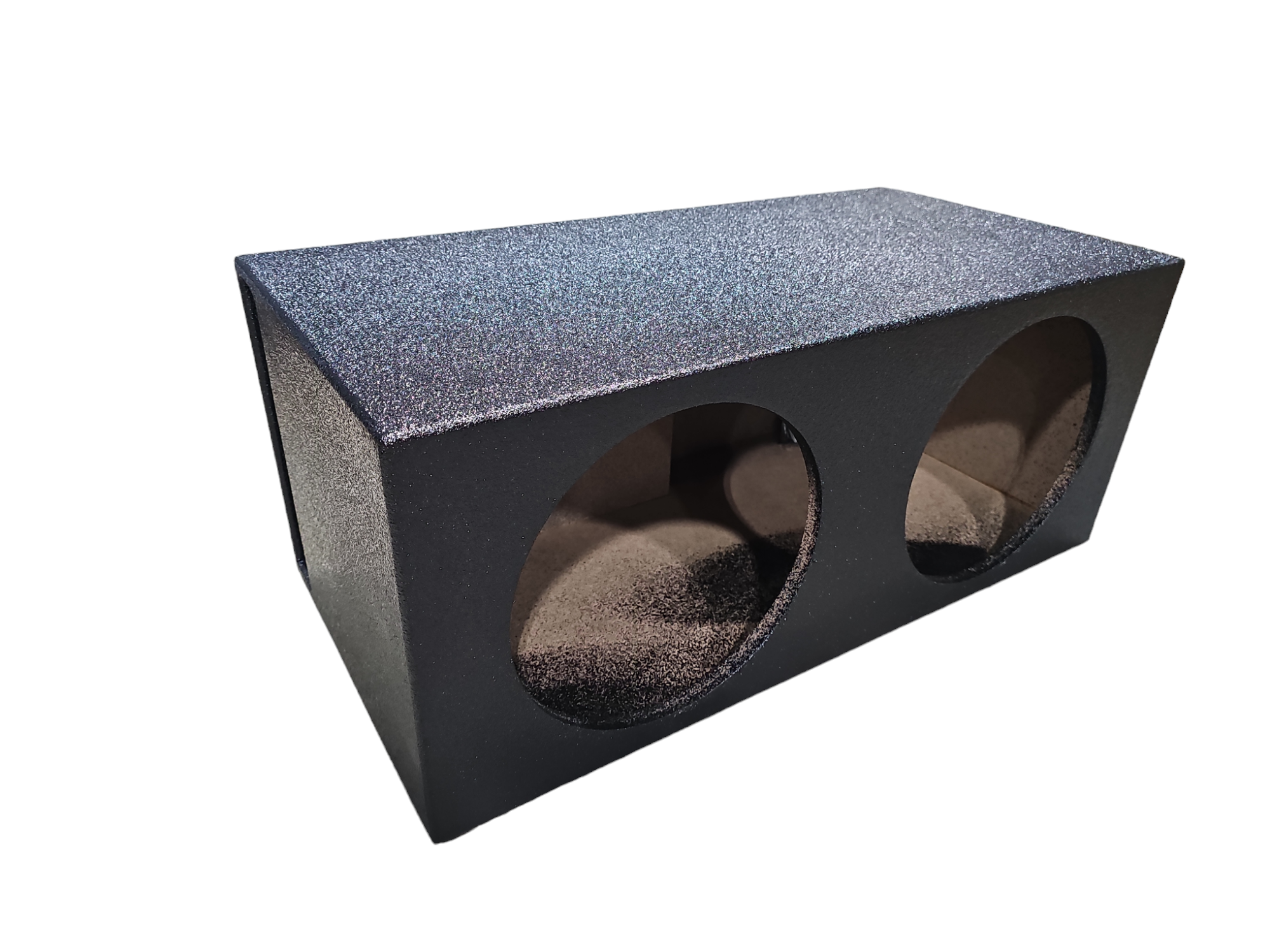 BASS-MAXX POLY COATED DUAL 12" VENTED ENCLOSURE