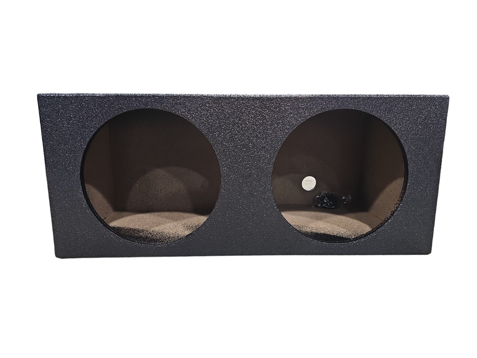 BASS-MAXX POLY COATED DUAL 12" VENTED ENCLOSURE
