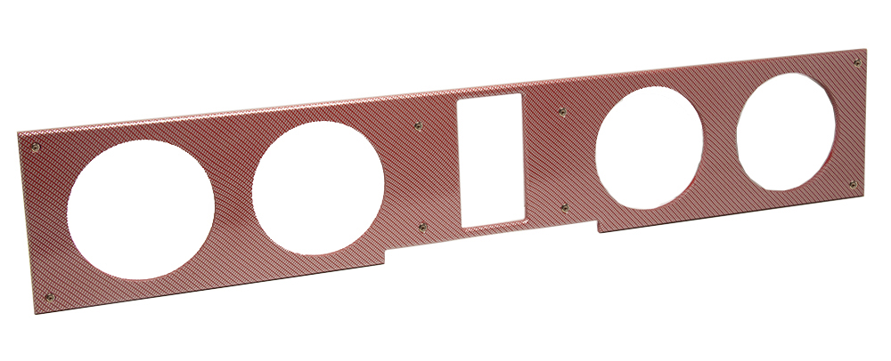 *OPTIONAL RED CARBON FIBER FACE PLACE