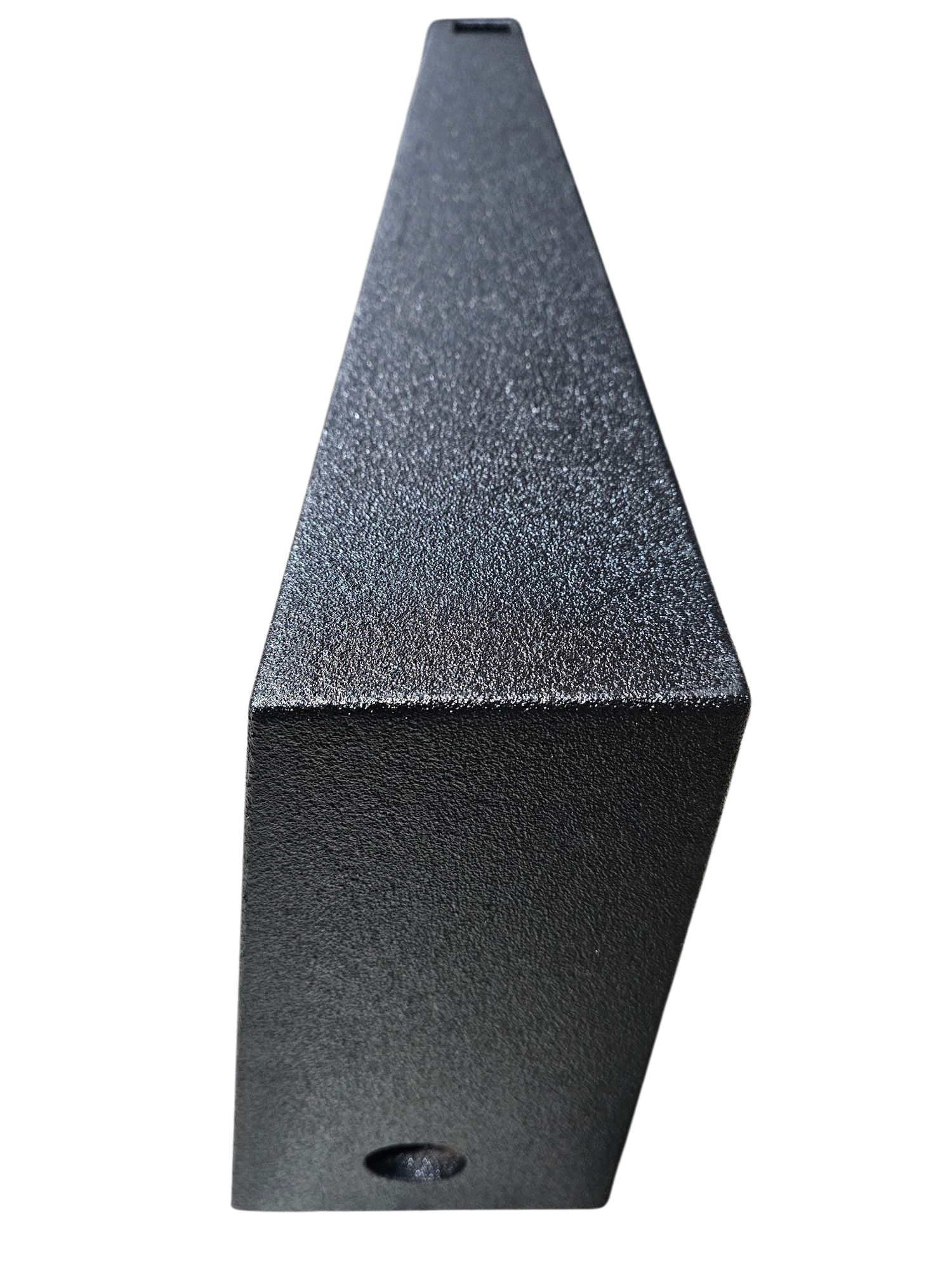 BASSMAXX UNIVERSAL POLY COATED WEDGE RECTANGLE BOX DUAL 10" PORTED