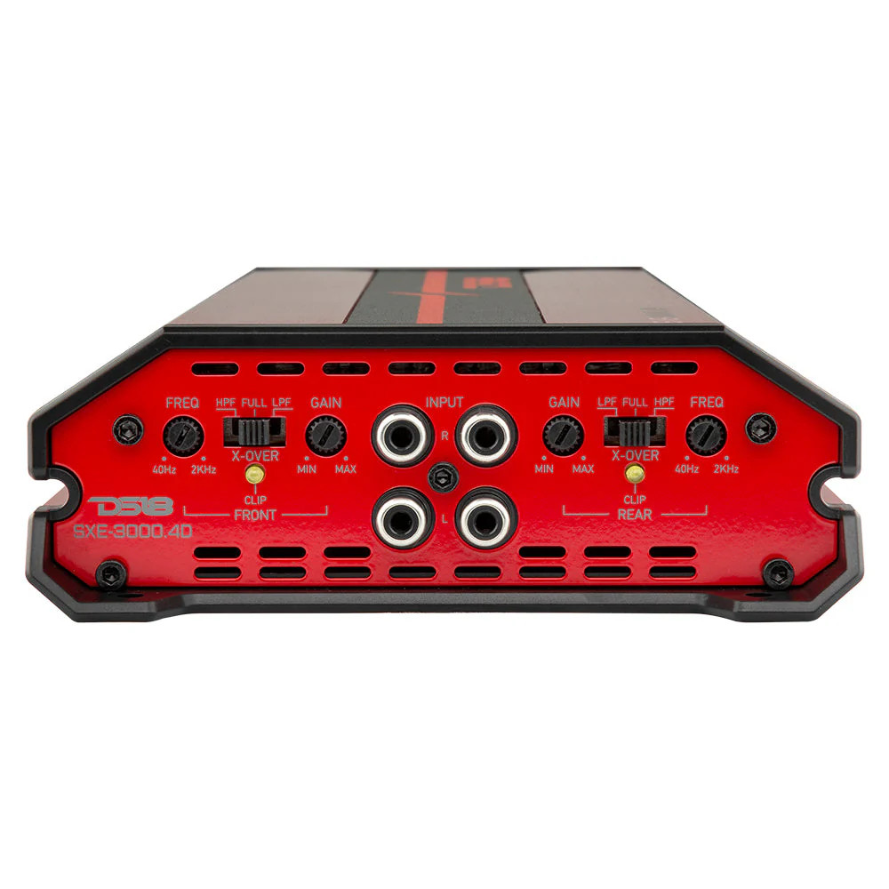 DS18 SELECT SERIES 3000W 4CH AMPLIFIER - RED