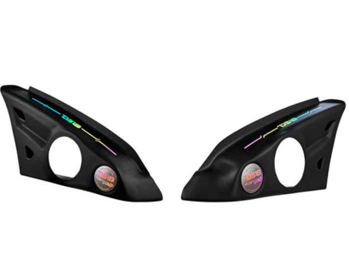 DS18 Polaris Slingshot 6.5" Arm Rest Enclosure With Digital Led Lights