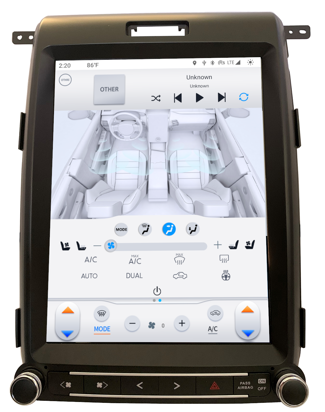 LINKSWELL LITE SERIES T-STYLE RECEIVER FORD 2013-14 F150 WITH WIRELESS CARPLAY