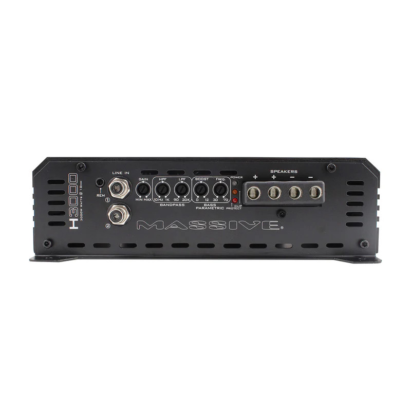 MASSIVE AUDIO HIPPO SERIES FULL RANGE AMPLIFIER - MONO 1000W @ 4Ohm / 2000W @ 2 Ohm /3000W @ 1 Ohm