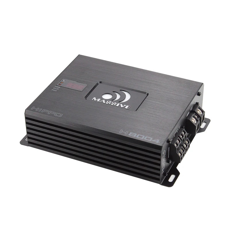 MASSIVE AUDIO HIPPO SERIES FULL RANGE AMPLIFIER - 4 CHANNEL 125W X 4 RMS @ 4 Ohm / 220W X 4 RMS @ 2 0hm