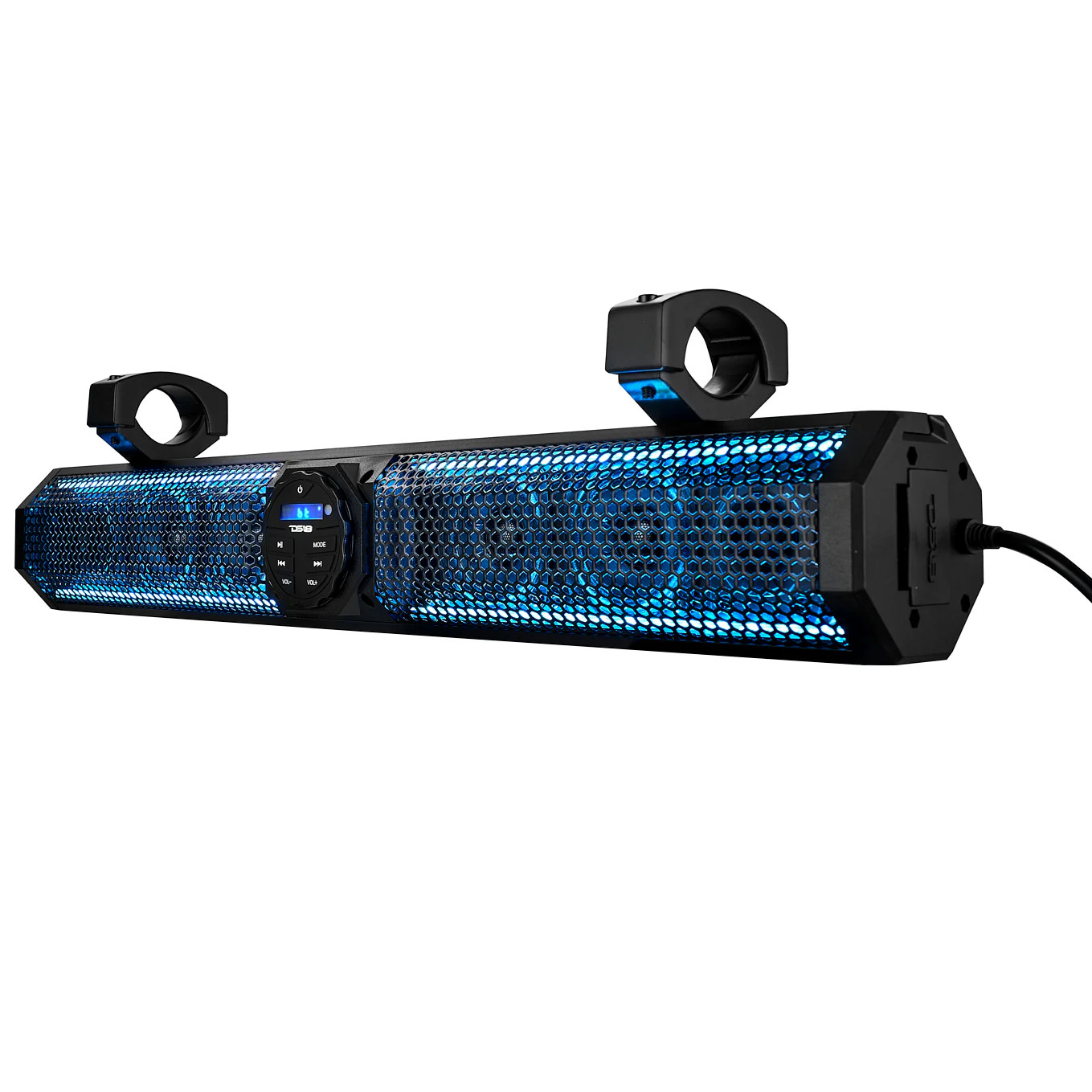 DS18 26" MARINE / POWERSPORTS AMPLIFIED BLUETOOTH SOUNDBAR SPEAKER SYSTEM WITH BUILT IN RGB LIGHTING - 600 WATTS