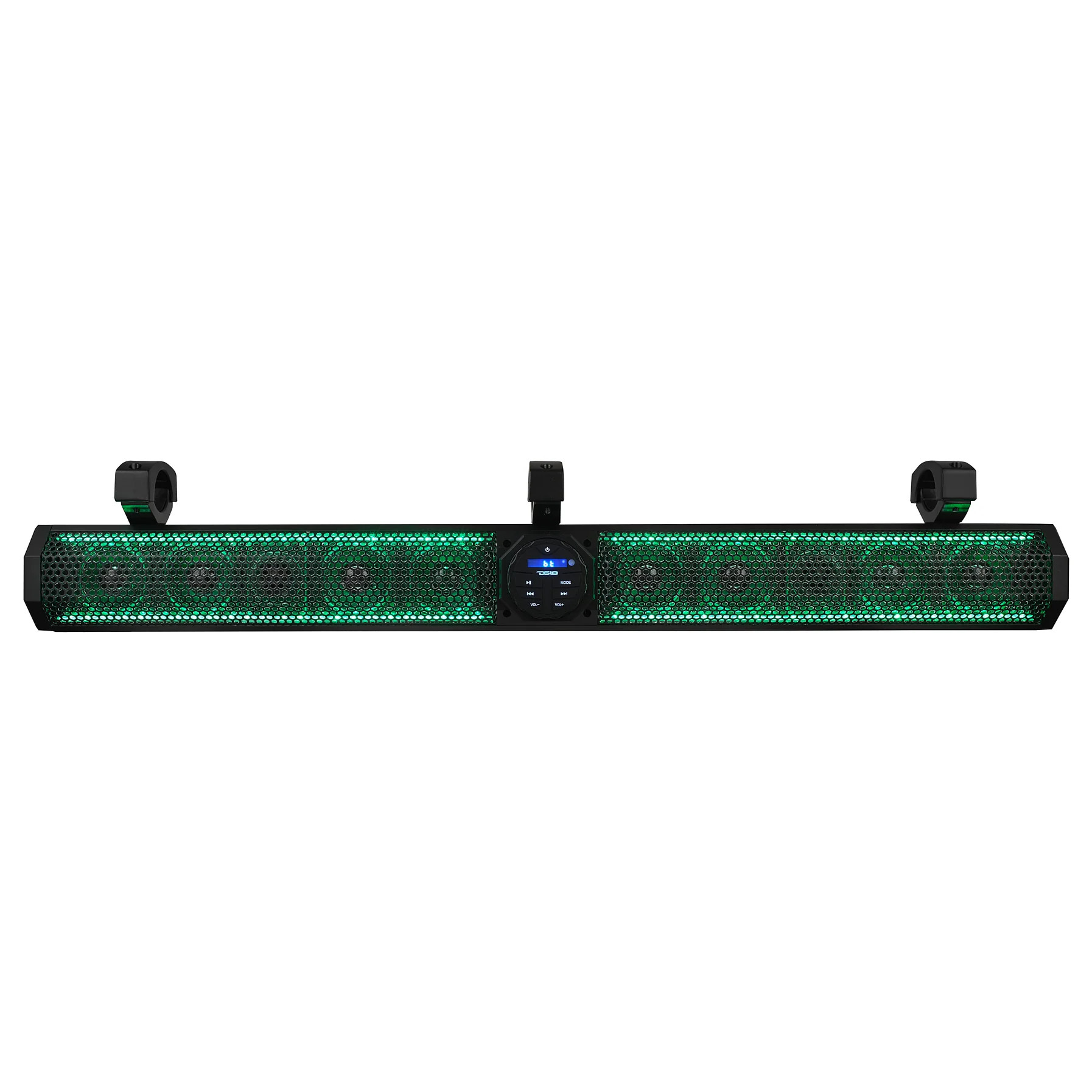 DS18 37" MARINE / POWERSPORTS AMPLIFIED BLUETOOTH SOUNDBAR SPEAKER SYSTEM WITH BUILT IN RGB LIGHTING - 600 WATTS
