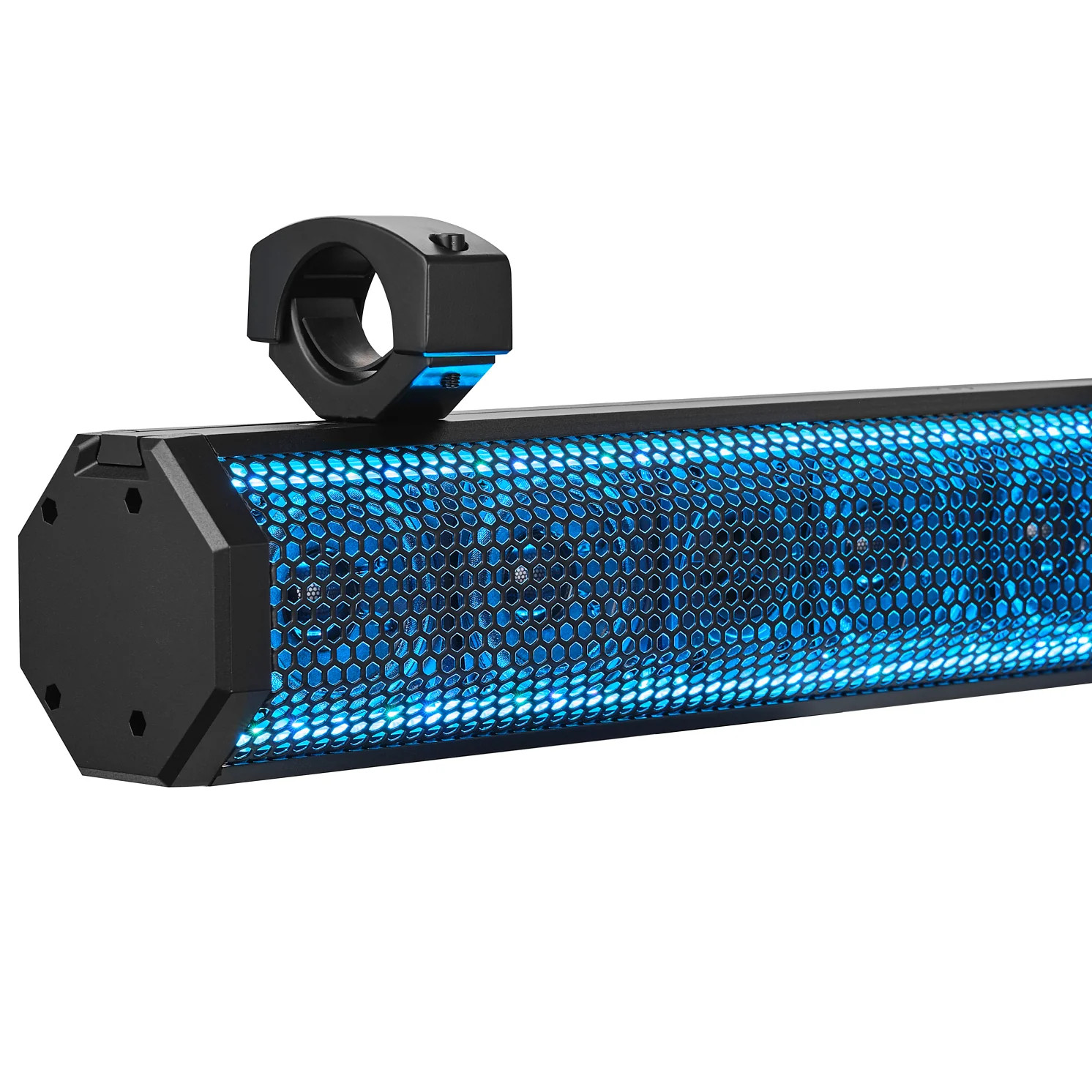 DS18 37" MARINE / POWERSPORTS AMPLIFIED BLUETOOTH SOUNDBAR SPEAKER SYSTEM WITH BUILT IN RGB LIGHTING - 600 WATTS