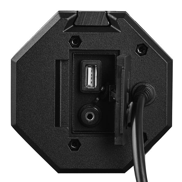 DS18 37" MARINE / POWERSPORTS AMPLIFIED BLUETOOTH SOUNDBAR SPEAKER SYSTEM WITH BUILT IN RGB LIGHTING - 600 WATTS