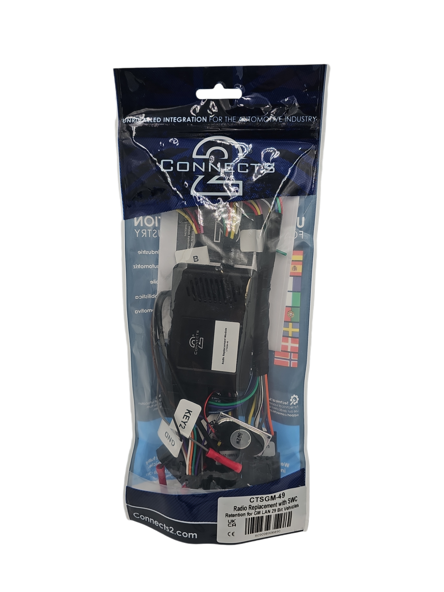 Radio Replacement with SWC Retention for Select 2004-2016 GM LAN 29 Bit Vehicles - SWRGM-49