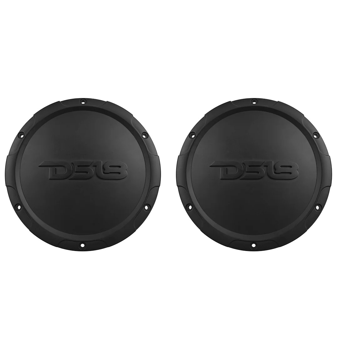 DS18 Sling Shot 6.5" Headrest Enclosure with built-in dream LED chasing lighting - PAIR
