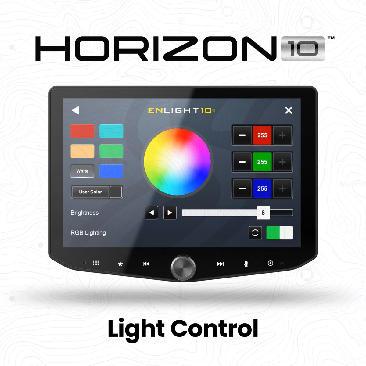 STINGER HORIZON 10.1-inch FLOATING MULTIMEDIA INFOTAINMENT DISPLAY SYSTEM