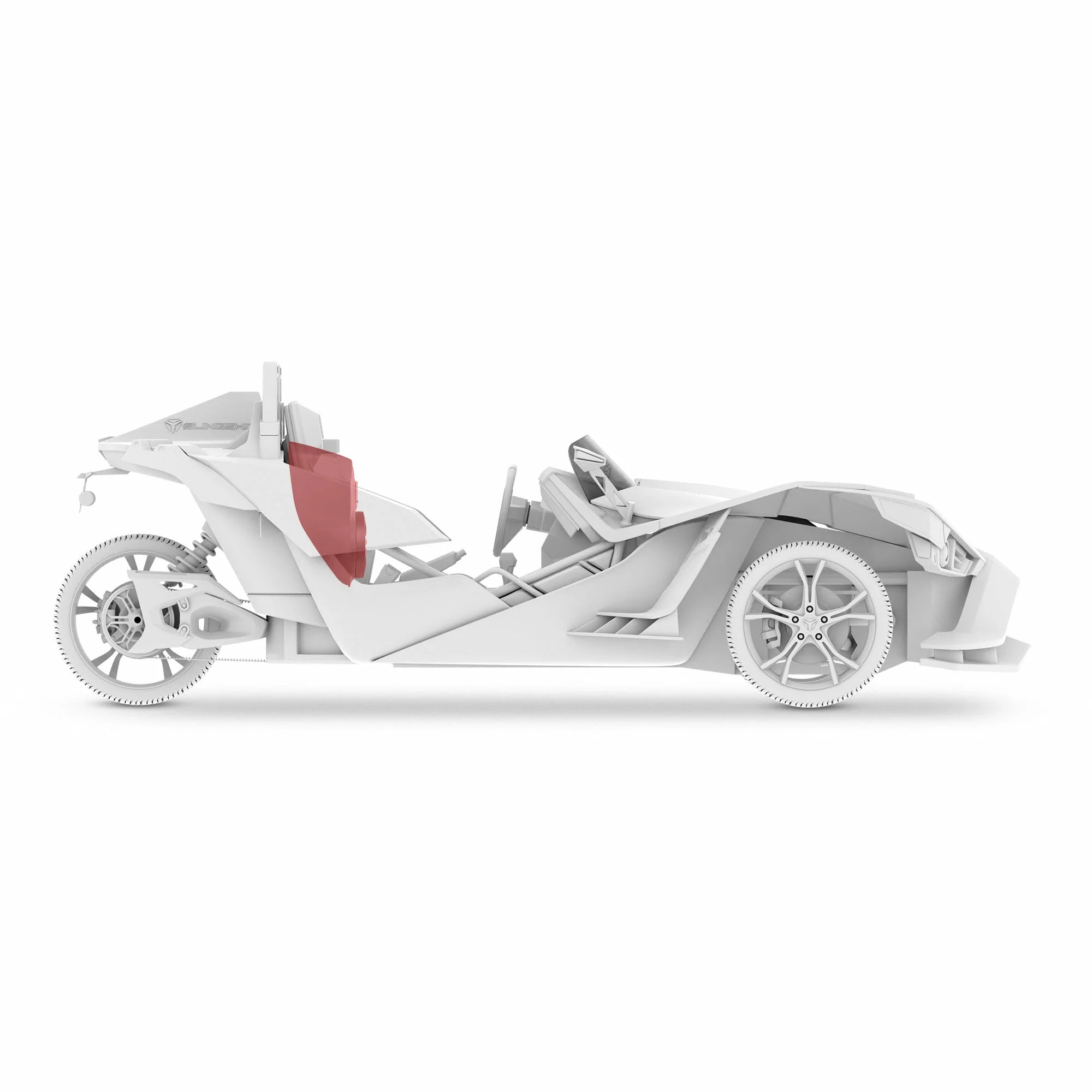 DS18 POLARIS SLINGSHOT WATERFALL CONSOLE SPEAKER POD - FOR 2 6.5" AND 2 TWEETERS DS18 POLARIS SLINGSHOT WATERFALL CONSOLE SPEAKER POD - FOR 2 6.5" AND 2 TWEETERS