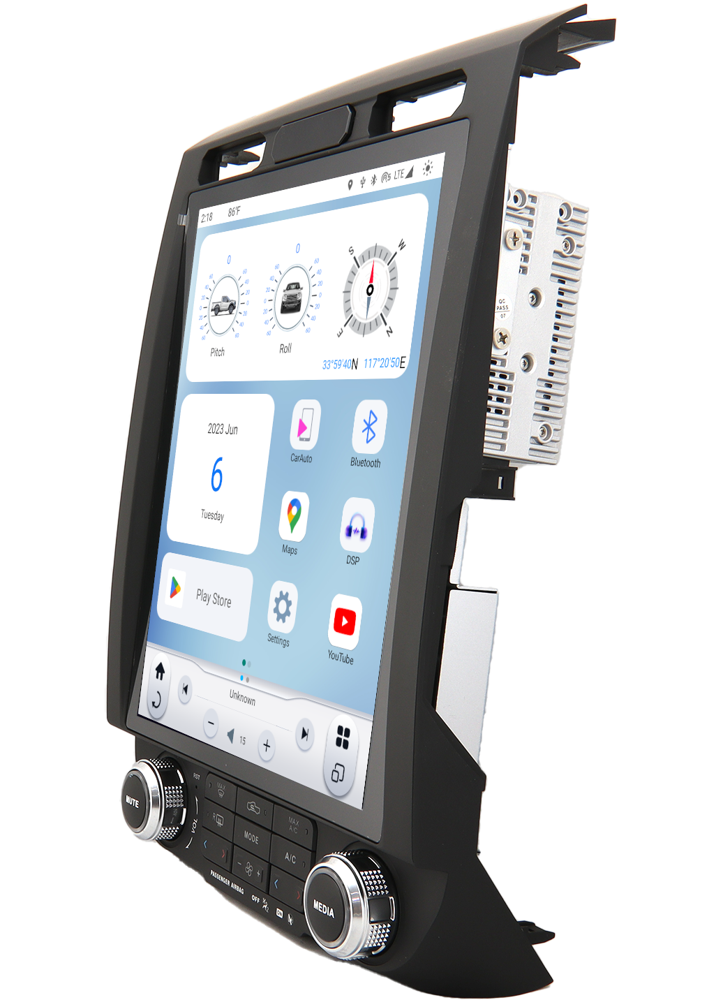 LINKSWELL 2018-2021 Ford Expedition Android 9.0 w/HDMI Out, T-Style Ford Expedition 12.1" Radio/Tablet - GEN6 with Wireless Apple Carplay & Android Auto