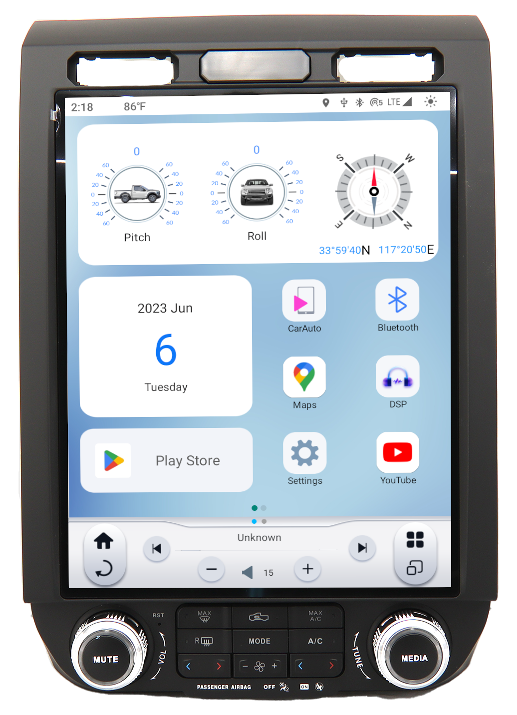 LINKSWELL 2018-2021 Ford Expedition Android 9.0 w/HDMI Out, T-Style Ford Expedition 12.1" Radio/Tablet - GEN6 with Wireless Apple Carplay & Android Auto