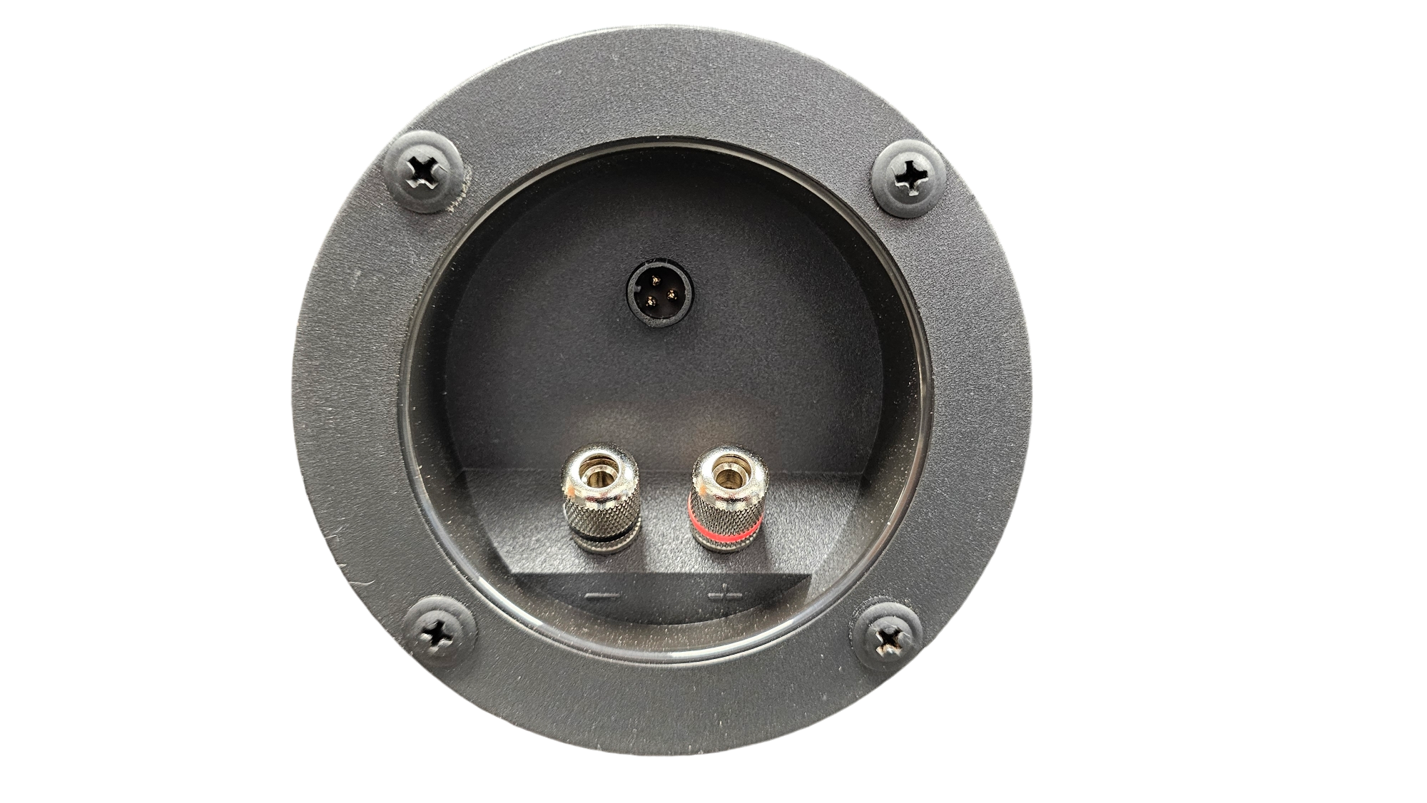 BASS-MAXX LEVEL 4 PRO SERIES GMC / CHEVROLET TRUCK 2019-2024 UP CREW CAB - ROUNDED CORNERS, VINYL WRAPPED WITH DURABLE CARPET TOP AND BOTTOM, ACRYLIC HINTERS, CHASING LED LIGHTING BUILT IN - VENTED - GRAY VINYL