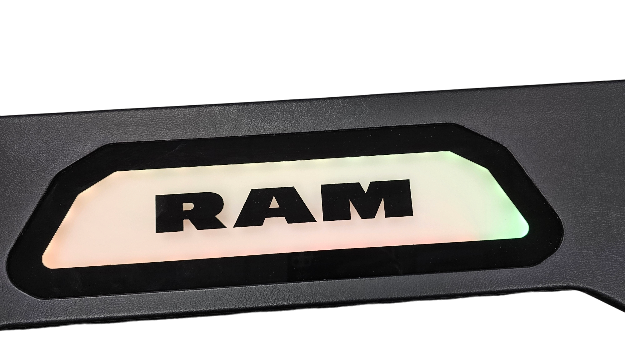 BASS-MAXX LEVEL 4 PRO SERIES RAM TRUCK 2019 UP CREW CAB - ROUNDED CORNERS, VINYL WRAPPED WITH DURABLE CARPET TOP AND BOTTOM, ACRYLIC INSERTS, CHASING LED LIGHTING BUILT IN