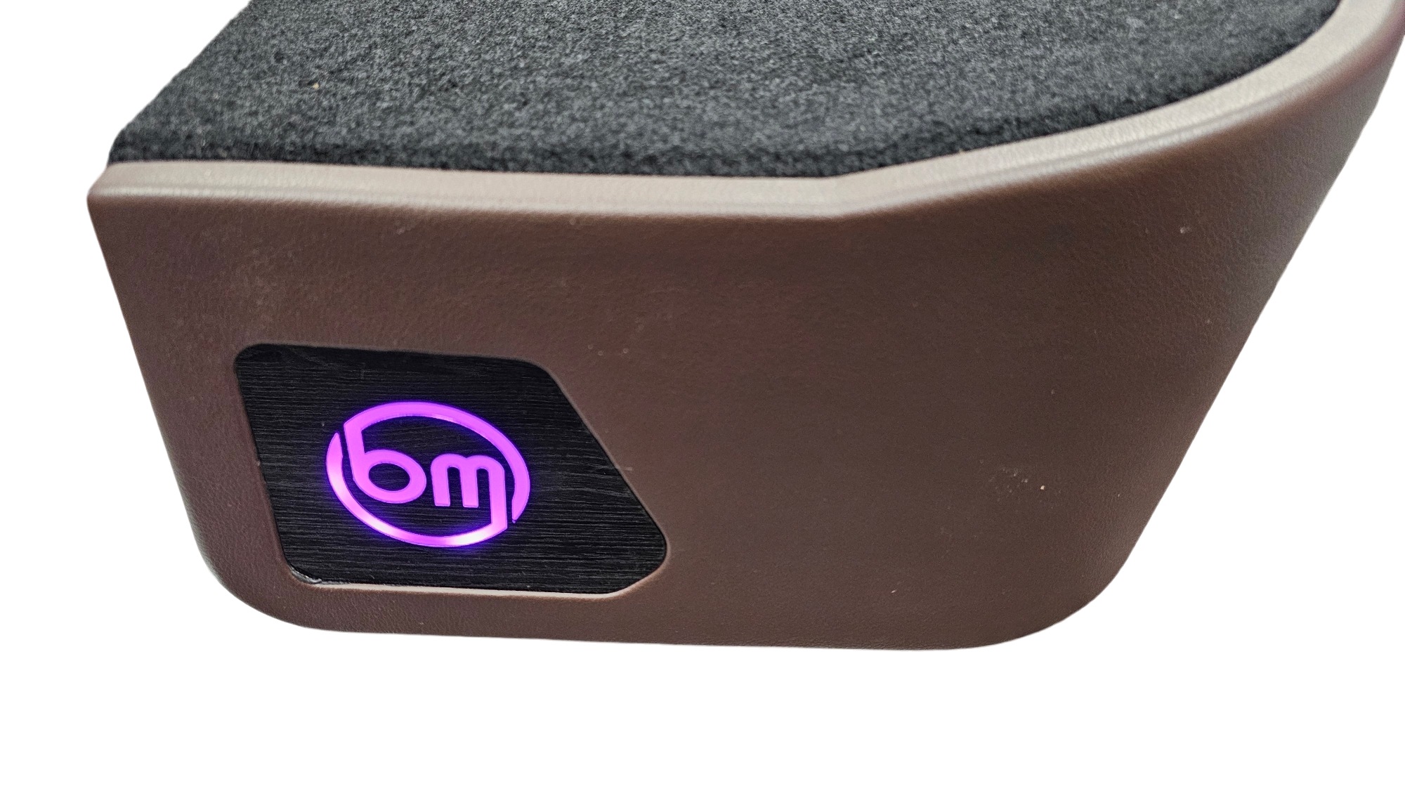 BASS-MAXX LEVEL 4 PRO SERIES FORD 150 2009-2024, SUPER DUTY 2017-2024 TRUCK CREW CAB - ROUNDED CORNERS, VINYL WRAPPED WITH DURABLE CARPET TOP AND BOTTOM, ACRYLIC INSERTS, CHASING LED LIGHTING BUILT IN